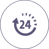 24時間の監視体制