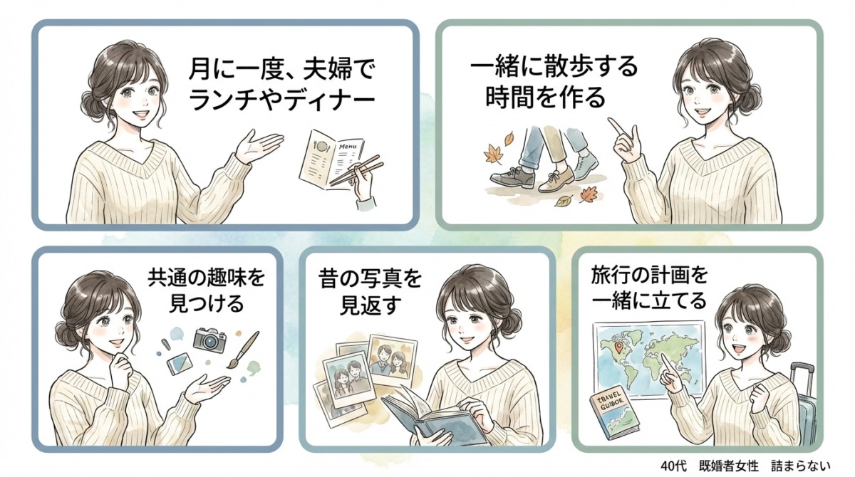 ④夫婦で「非日常」を共有する工夫