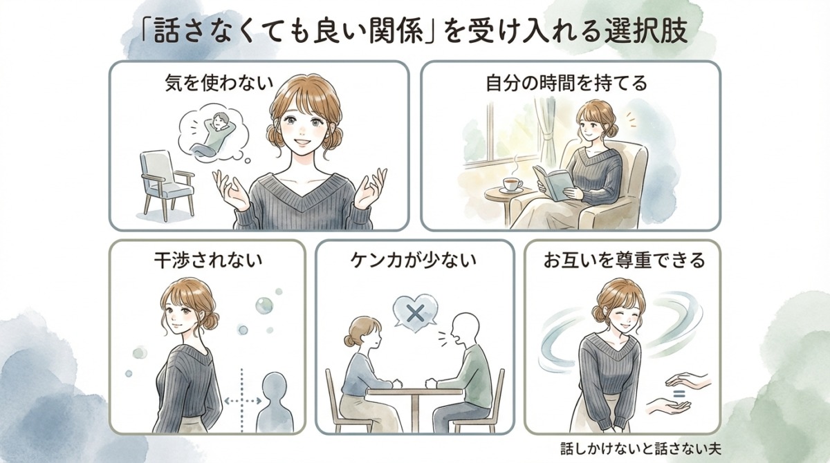 「話さなくても良い関係」を受け入れる選択肢