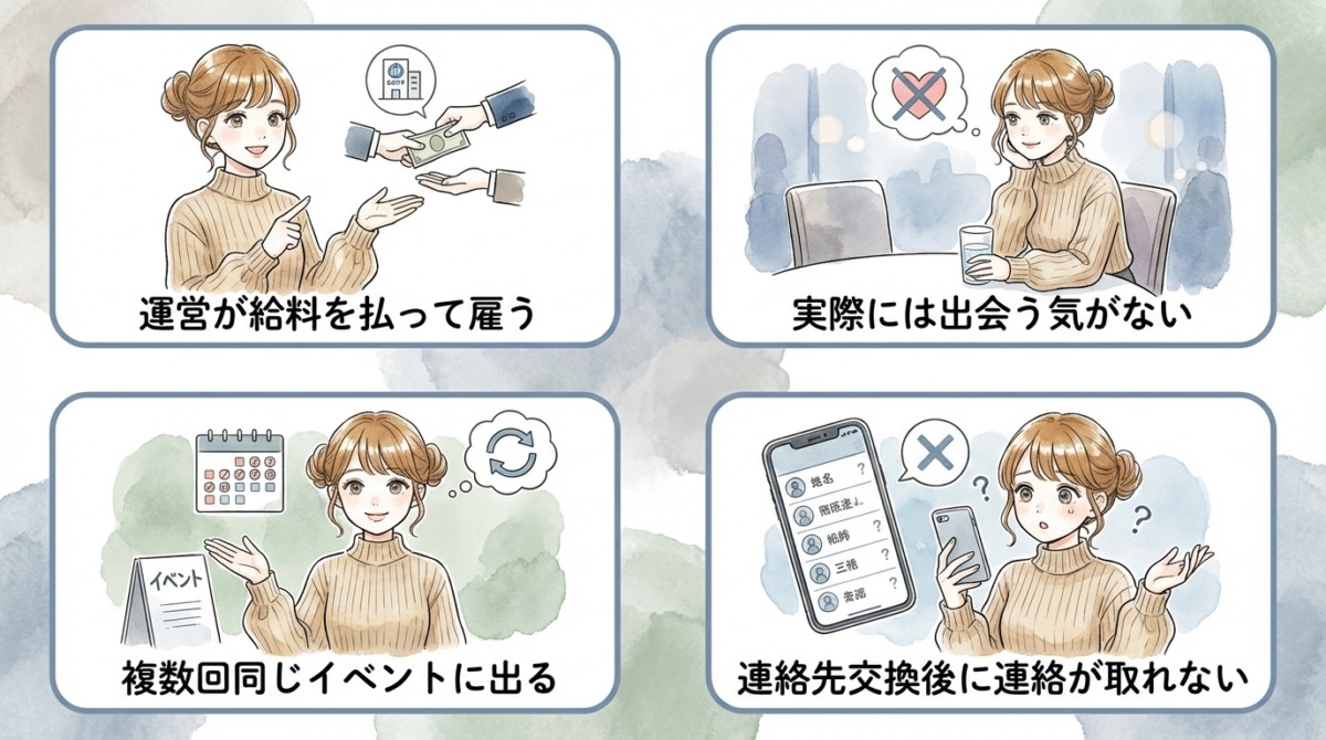 既婚者合コンにある「サクラ」の定義とは