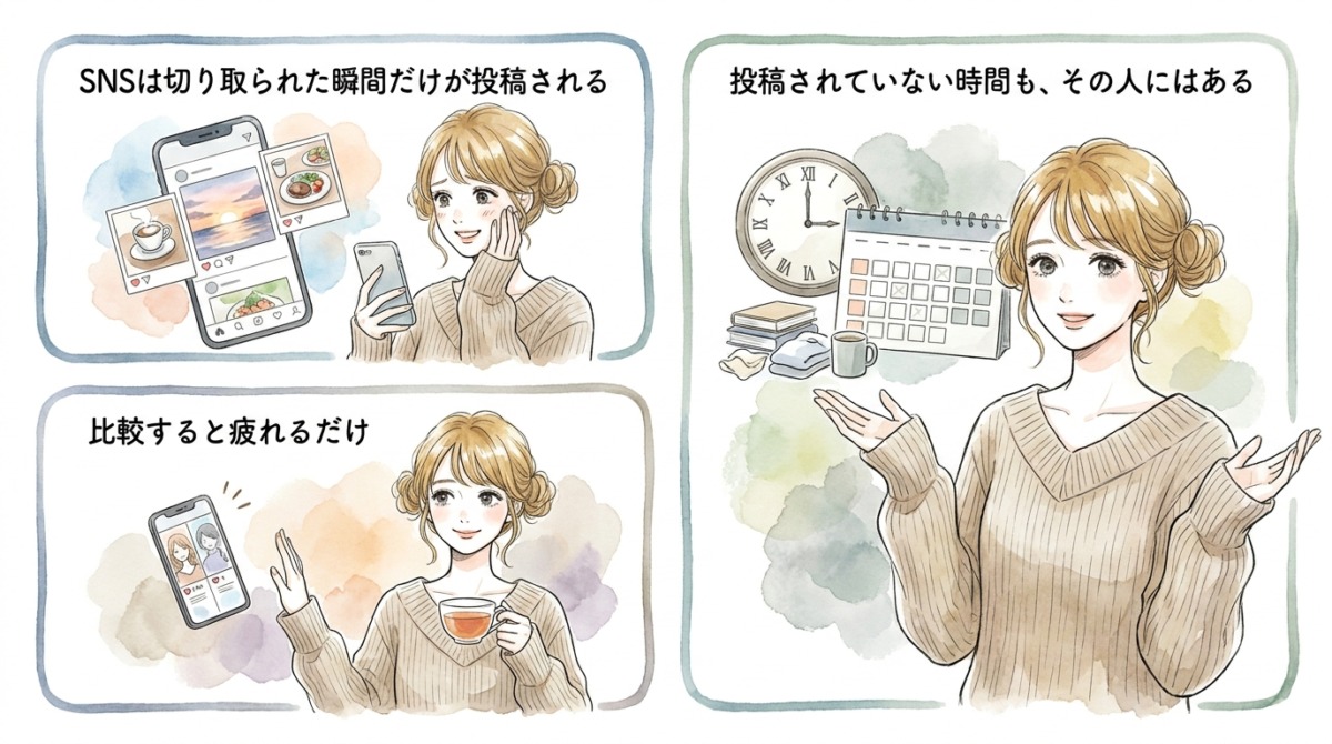 SNSの充実アピールを見て自分だけ取り残された気持ちになる