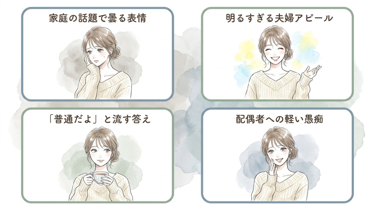 家庭があるから見逃していた、相手の本音が出る瞬間