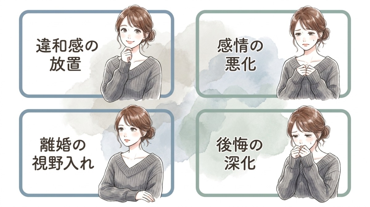 「こんなはずじゃなかった」という後悔が、離婚を考える入り口になる