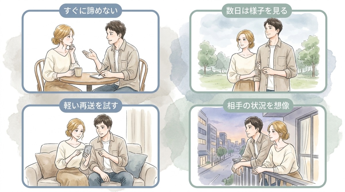 既読無視を「脈なし」と決めつけて諦める
