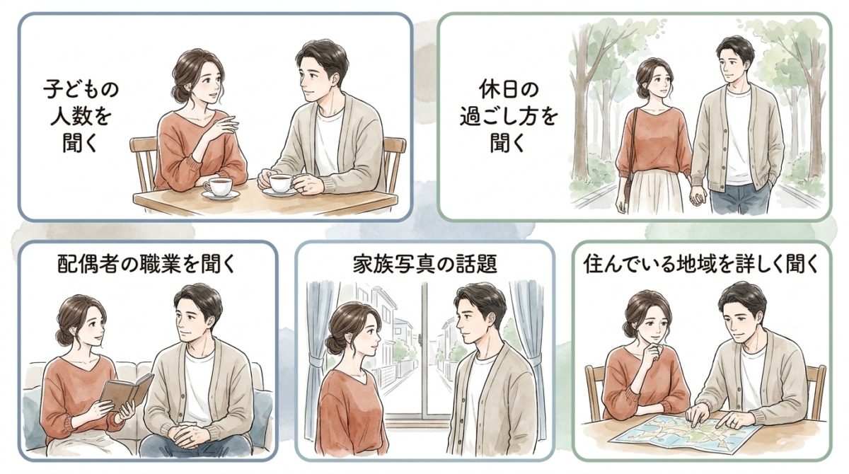 家族の話題に踏み込みすぎて警戒される