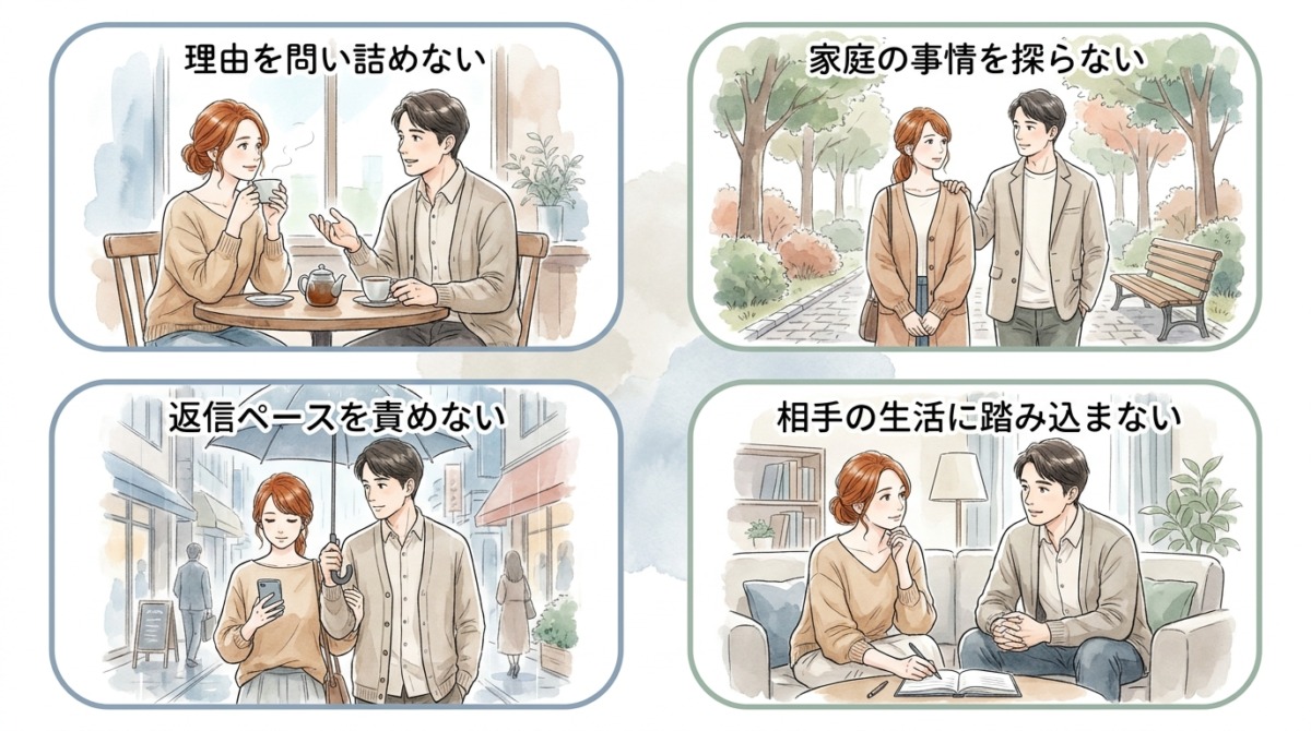 返信が遅れた理由を問い詰めてしまう