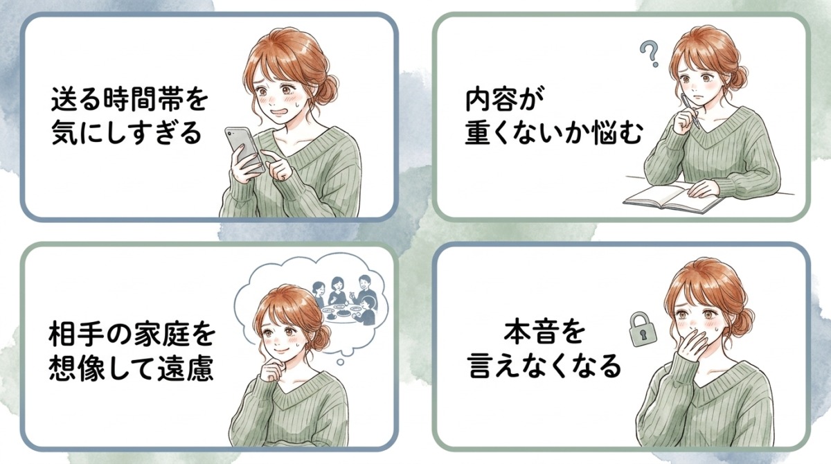 相手の立場を考えすぎて自分の気持ちがわからなくなる