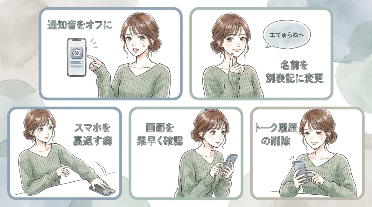 家族に隠すために神経をすり減らしている