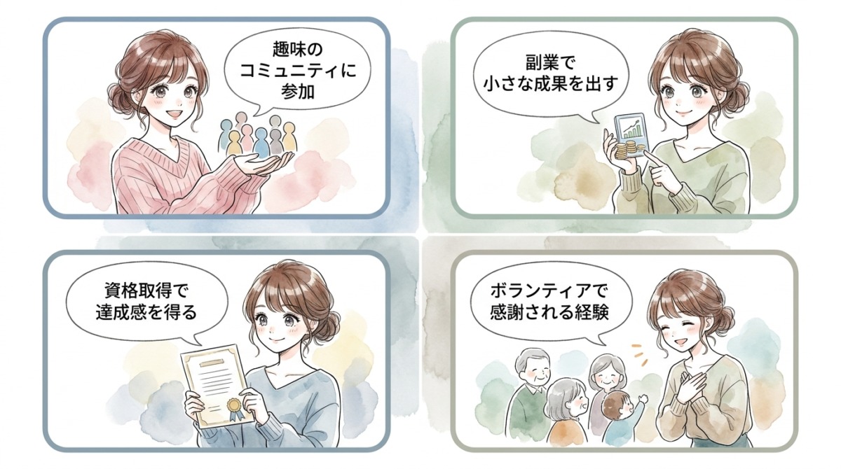 趣味や副業で自己肯定感を取り戻している既婚男性の事例