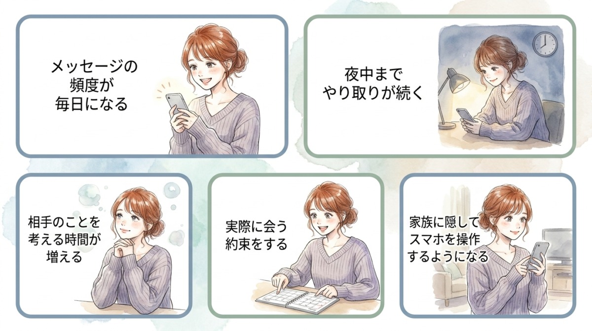 SNSやアプリでの出会いが「寸止め」で終わらなくなる危険信号