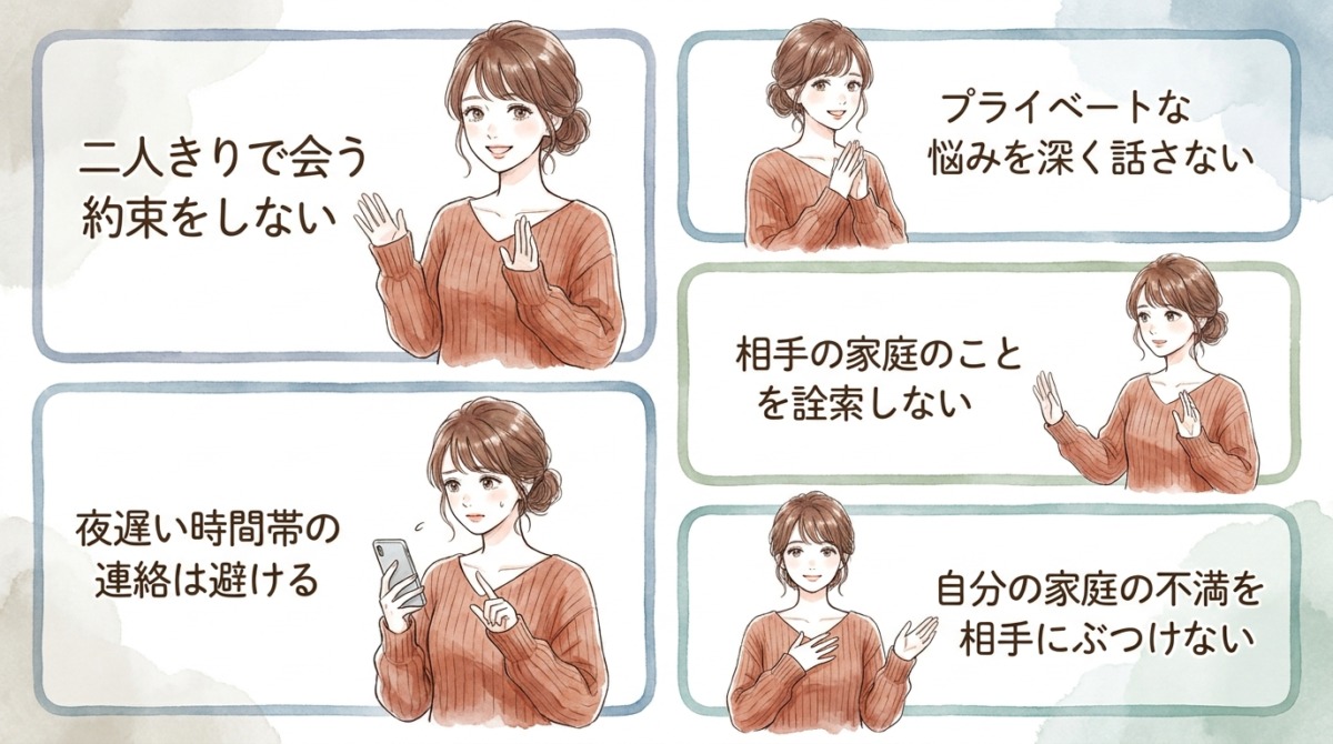 趣味や学びの場で異性と交流する際に守るべき距離感