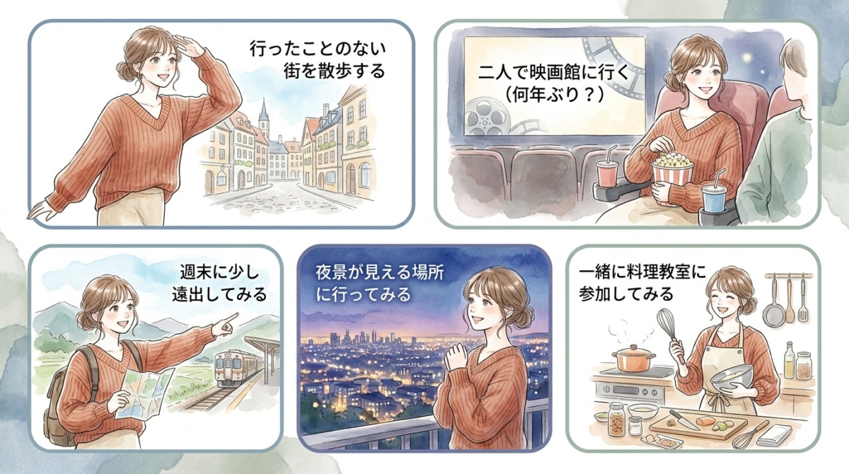 二人の「初めて」を月に一度つくる小さな冒険のすすめ